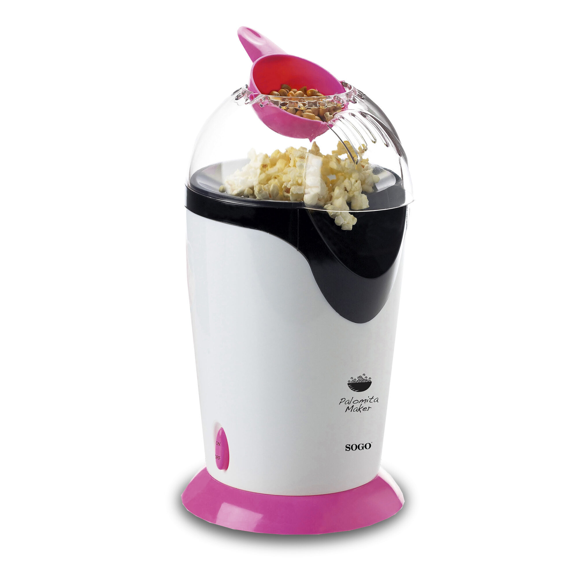 Sogo PAL-SS-11320-P popcorn popper Pink, Transparent, White 3 min – image 5