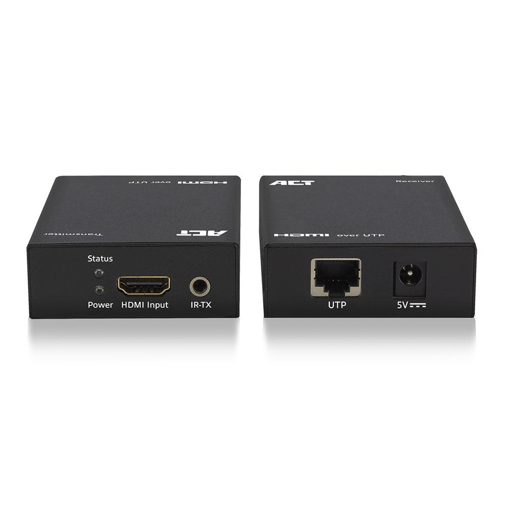 ACT AC7810 HDMI extender set, single Cat6, 60 meter, 3D and IR support – image 3