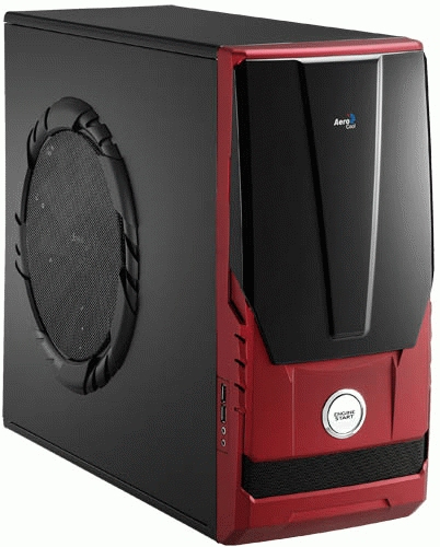 Aerocool AeroRacer Midi Tower Black, Red – image 2