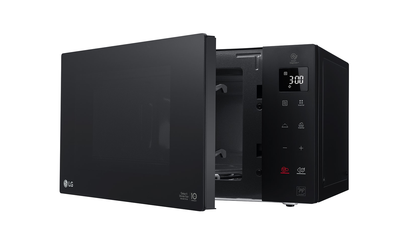 LG MS2535GDS microwave Black Solo microwave Countertop – image 4