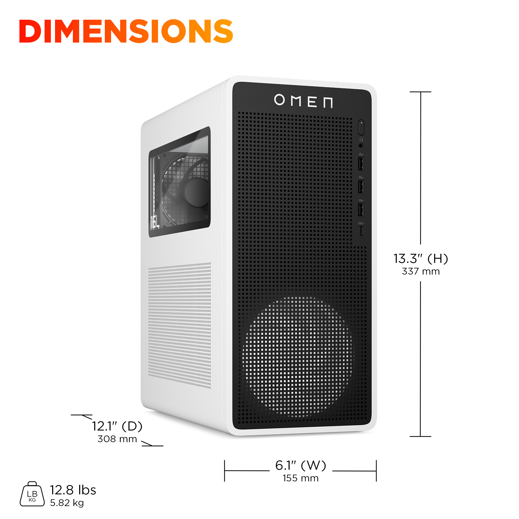 HP OMEN 16L Gaming Desktop TG03-0085t PC – image 2