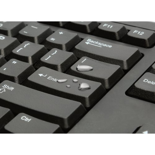 Kensington K64370 keyboard Office USB + PS/2 QWERTY Black – image 2