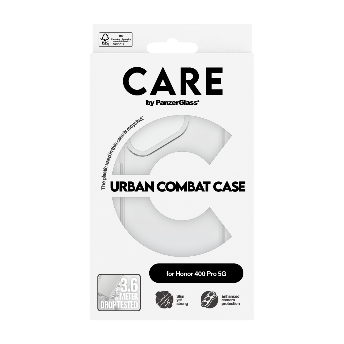 PanzerGlass CARE™ by PanzerGlass® Urban Combat Case Transparent Honor 400 Pro 5G – image 3
