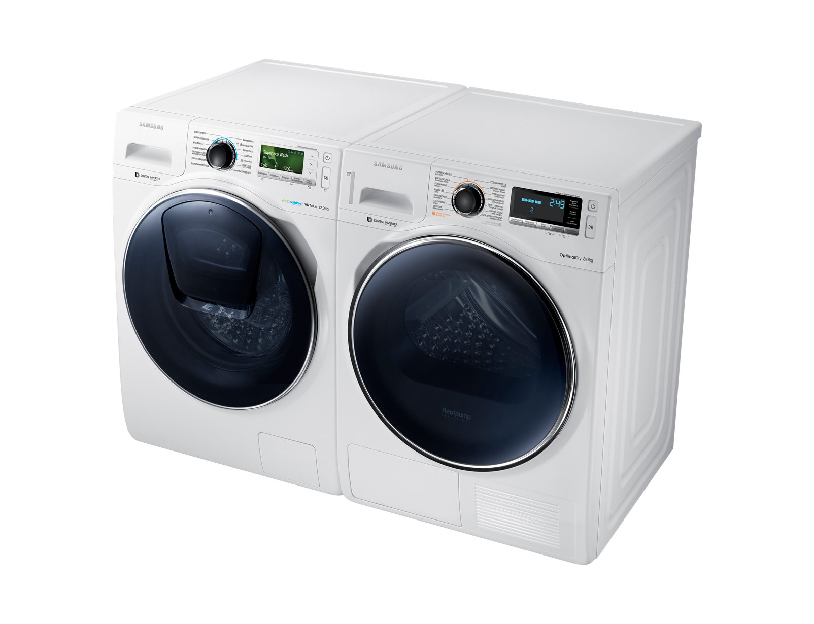 Samsung DV80M8214AW tumble dryer Freestanding Front-load – image 7