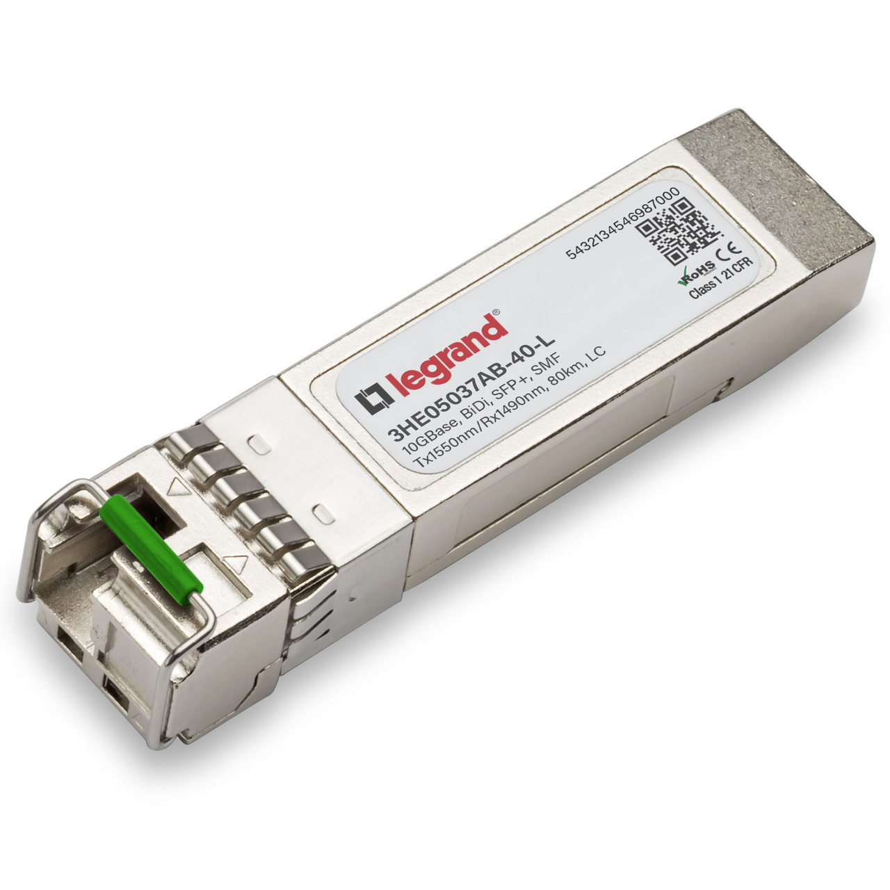 Legrand 3HE05037AB-40-L network transceiver module Fiber optic 10000 Mbit/s SFP+