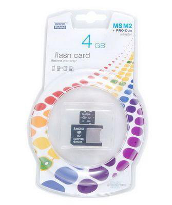 Goodram MS 4GB + Pro Duo Adapter
