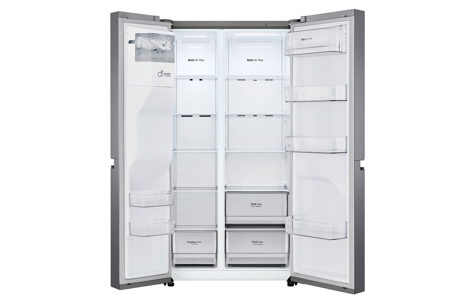 LG GSLV30DSXM side-by-side refrigerator Freestanding – image 6