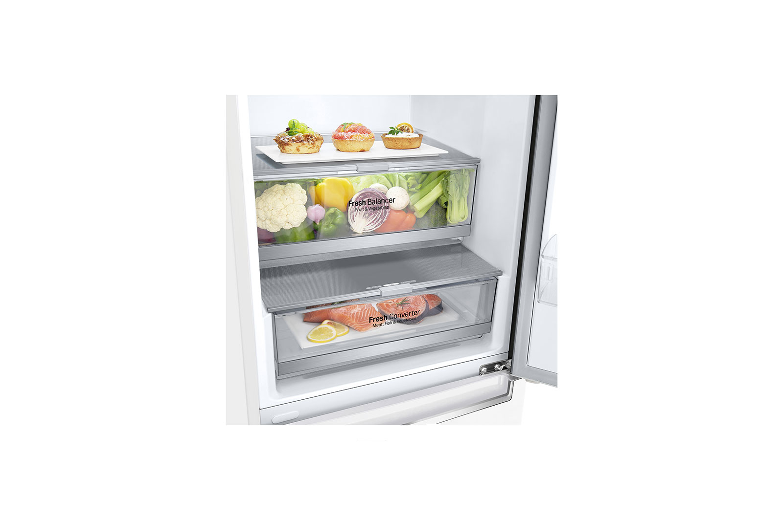 LG GBB72SWEFN fridge-freezer Freestanding – image 3