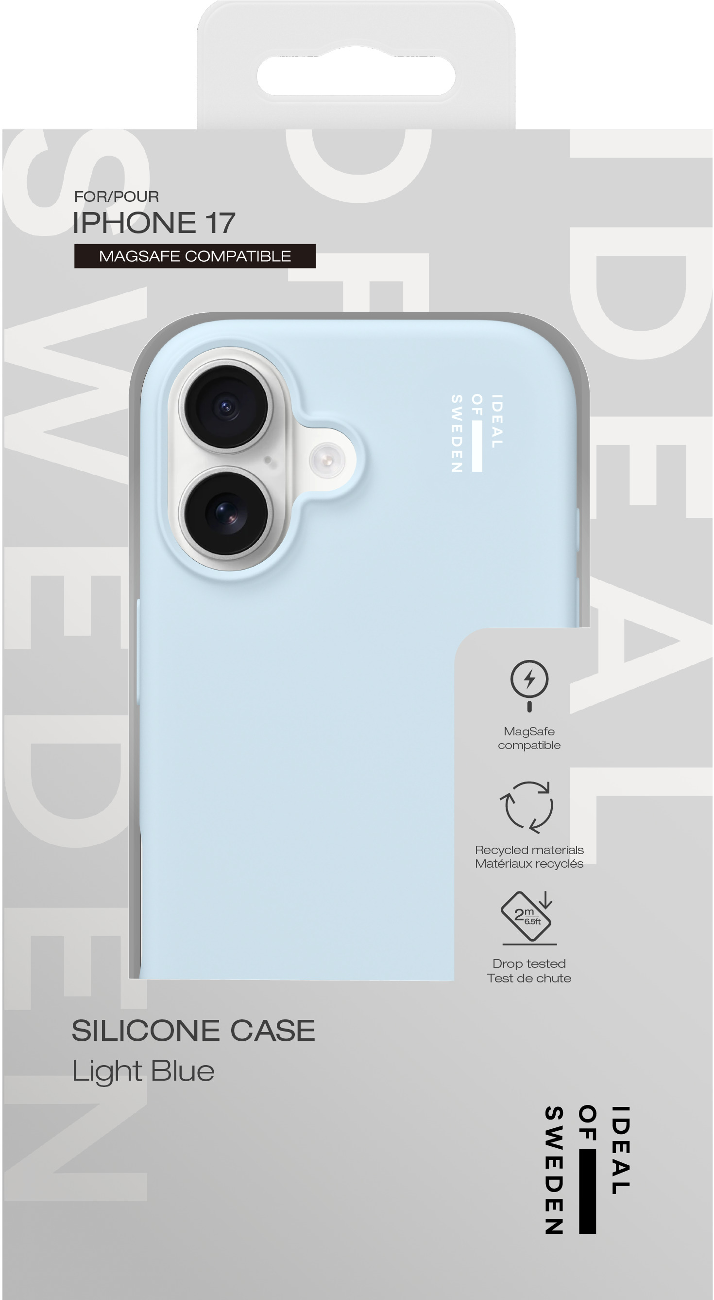 iDeal of Sweden Silicone Case MagSafe iPhone 17 Light Blue – image 5