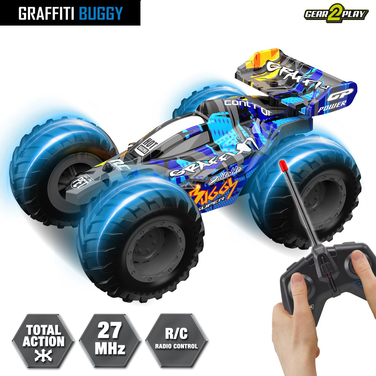 Gear2Play RC Graffity Buggy 1:24 - Big Wheels – image 1