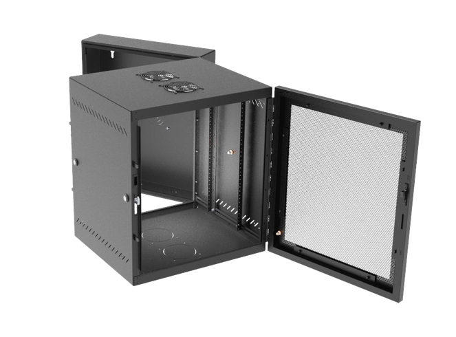 Vertiv GL24WMM-B-AF rack cabinet 12U Wall mounted rack Black – image 3