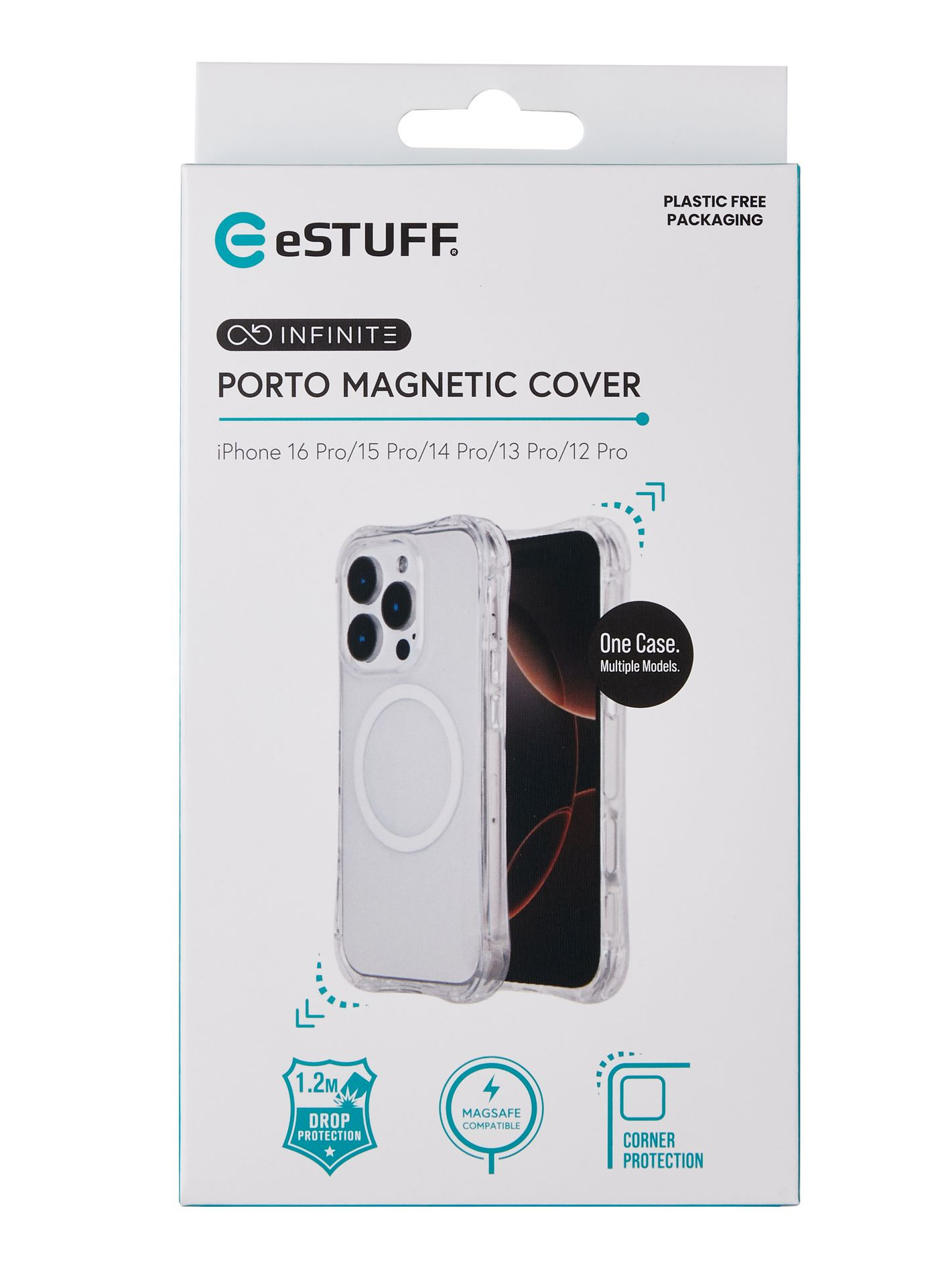 eSTUFF INFINITE (GRS) PORTO iPhone 12 Pro - iPhone 16 Pro Clear Magnetic Cover – image 7