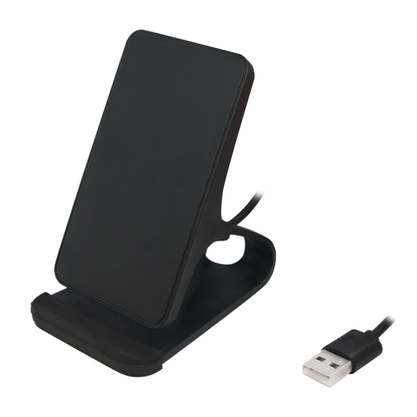 LogiLink PA0183 mobile device charger Smartphone, Tablet Black USB Wireless charging Fast charging Indoor