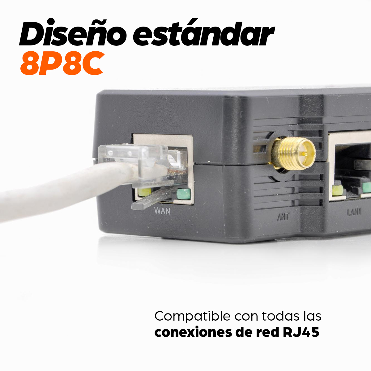 Bote con 100 Plugs RJ45 Cat5e Intellinet 790055, Contactos chapados en oro
