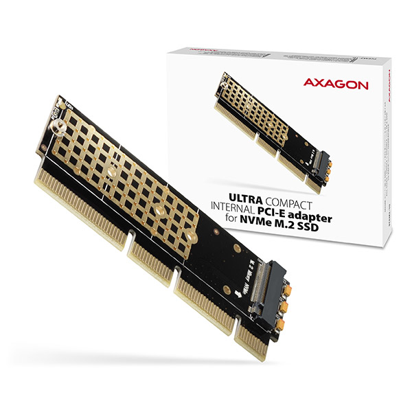 Axagon PCEM2-1U PCIe x16/x8/x4 - M.2 NVMe M-key slot adapter 1U – image 7