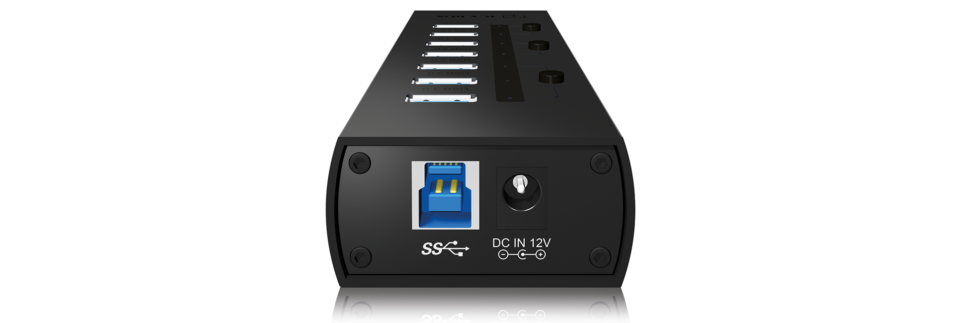 ICY BOX IB-AC6702 USB 3.2 Gen 1 (3.1 Gen 1) Type-A 5000 Mbit/s Black – image 6