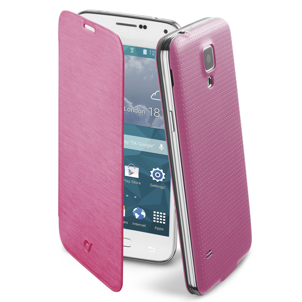 Cellularline BACKBOOKGALS5MIP mobile phone case Folio Pink