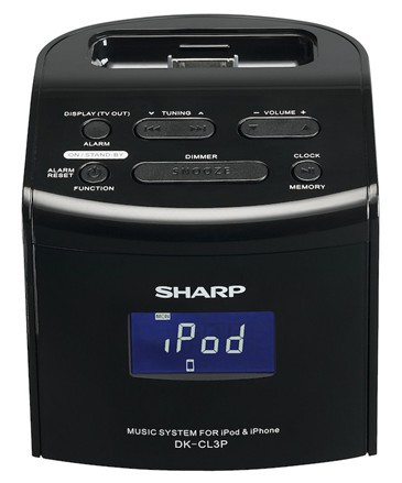 Sharp DK-CL3P docking speaker 1.0 channels Black – image 4