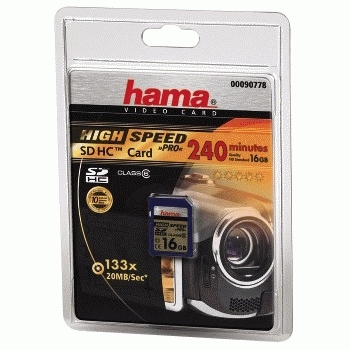 Hama Video Card SD HC 16GB Class 6 – image 2