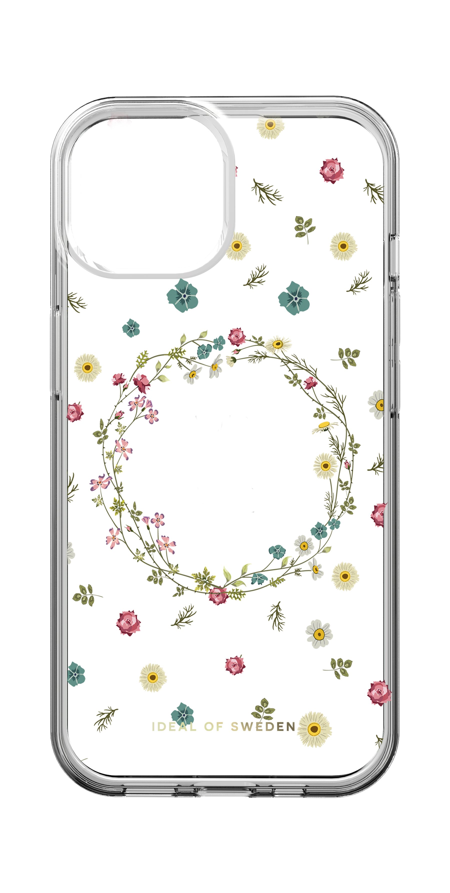 iDeal of Sweden Clear Case iPhone 13 / 14 / 15 / 16e / 17e Petite Floral