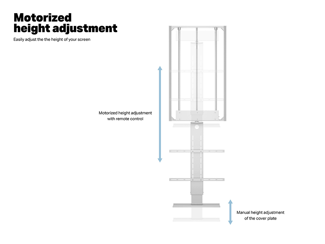 Multibrackets M Motorized Drop Down TV Lift Turn – image 7