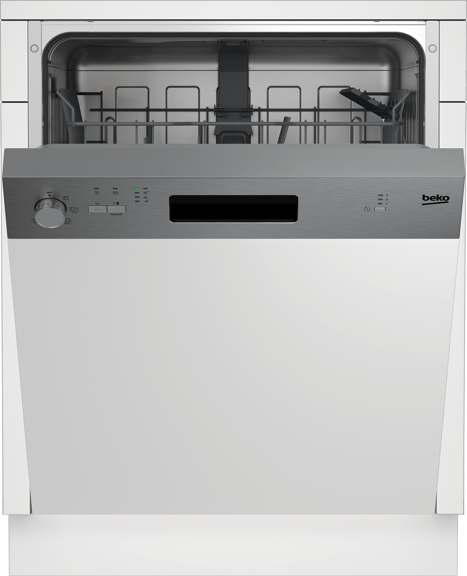 Beko DSN05320X dishwasher Semi built-in 13 place settings – image 2