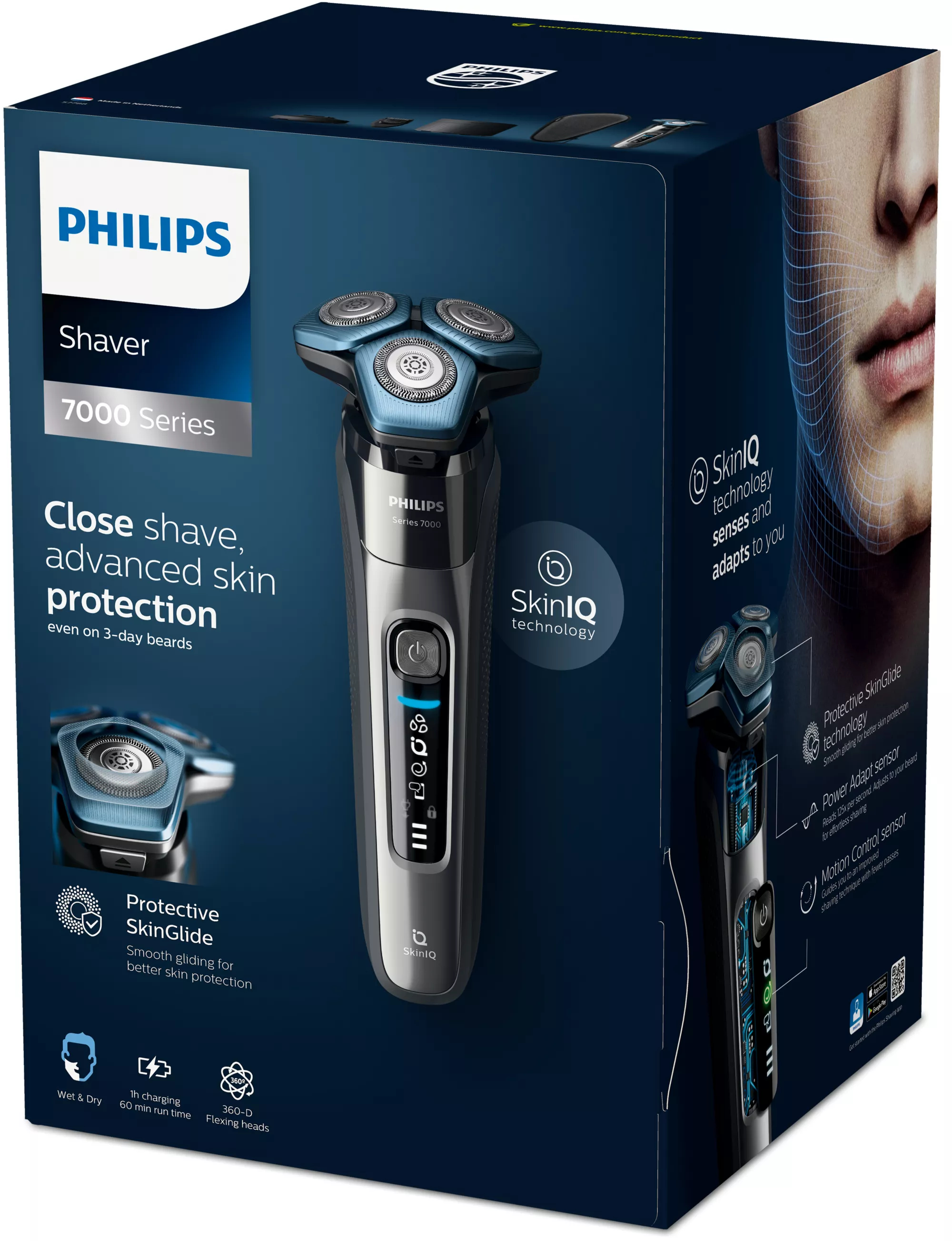 Philips SHAVER Series 7000 S7788/58 men's shaver Rotation shaver Trimmer Black