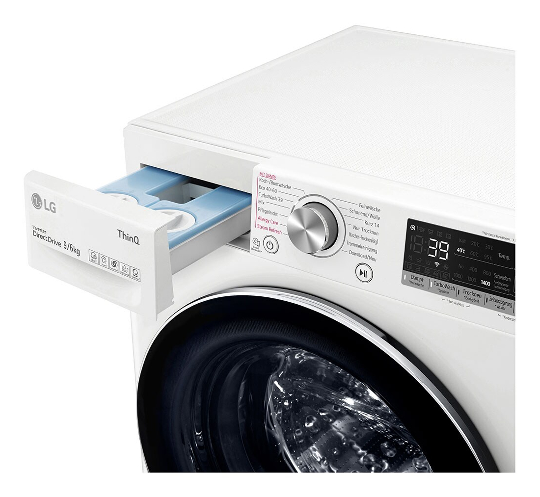 LG V7WD96AT2 washer dryer Freestanding Front-load White – image 5