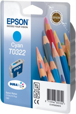 Epson DURABrite Ink Cartridge Cyan T0322 – image 2