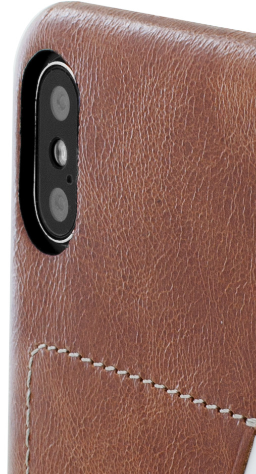 Mobiparts Excellent Backcover Apple iPhone X, iPhone XS Oaked Cognac – image 3