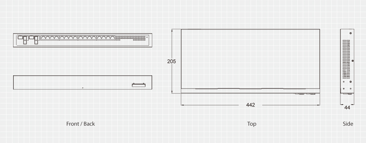 LevelOne 18-Port Fast Ethernet PoE Industrial Switch, 802.3at/af PoE, 2 x Gigabit SFP/RJ45 Combo, -40°C to 75°C, 16 PoE Outputs – image 2