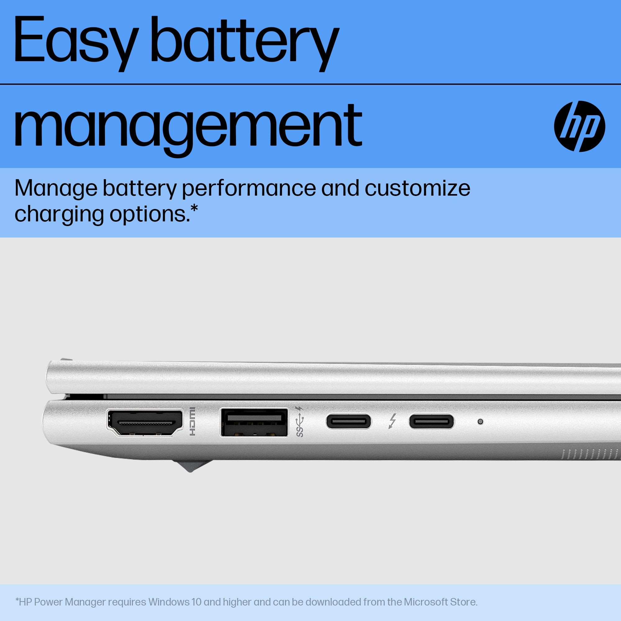 HP EliteBook 865 16 G10 AMD Ryzen™ 7 PRO 7840U Laptop 40.6 cm (16″) WUXGA 32 GB DDR5-SDRAM 1 TB SSD Wi-Fi 6E (802.11ax) Windows 11 Pro Silver image 25