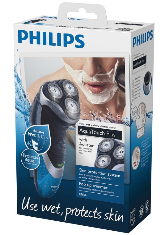 Philips AquaTouch wet and dry electric shaver AT896/17 – image 2