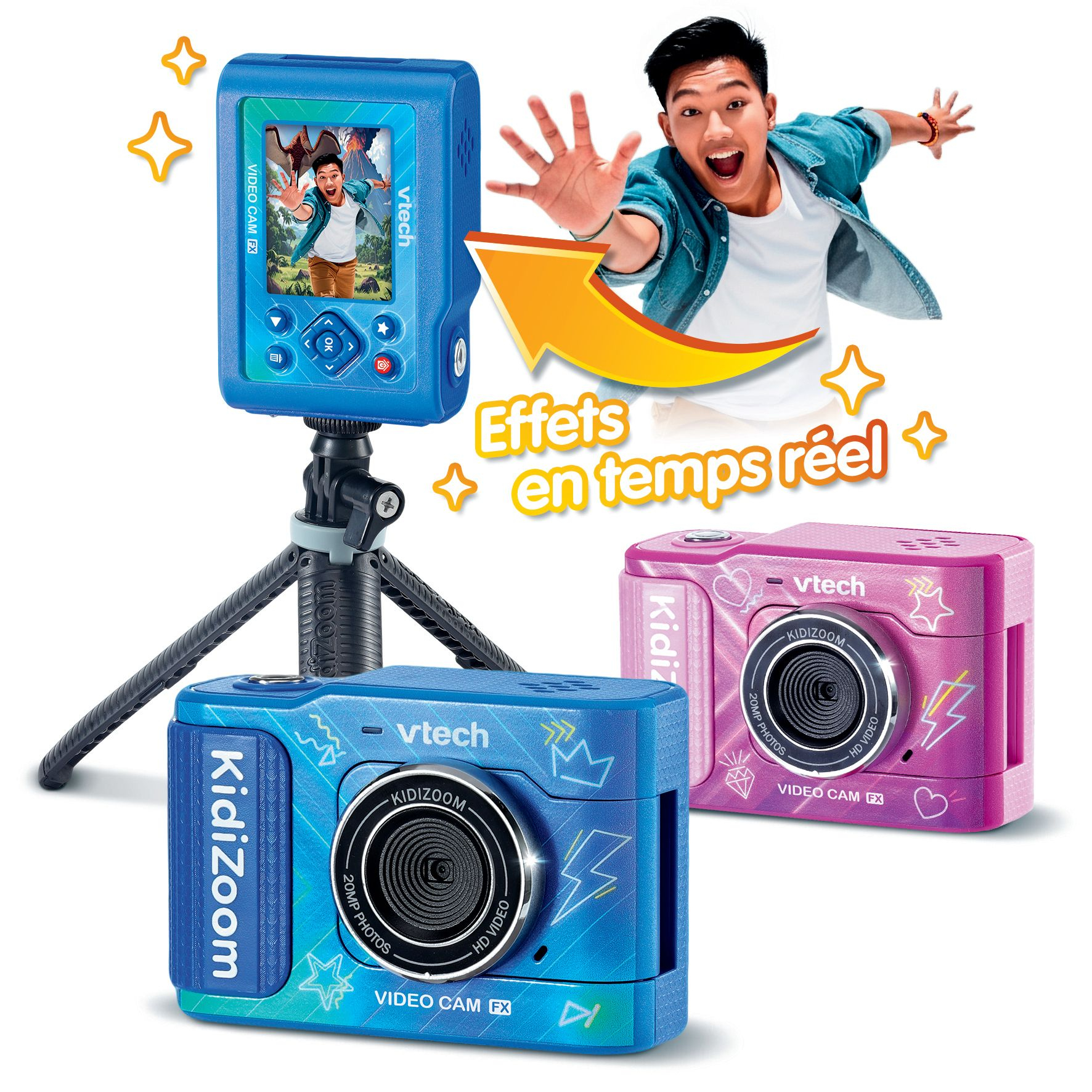 VTech KidiZoom Video Cam FX bleu – image 8