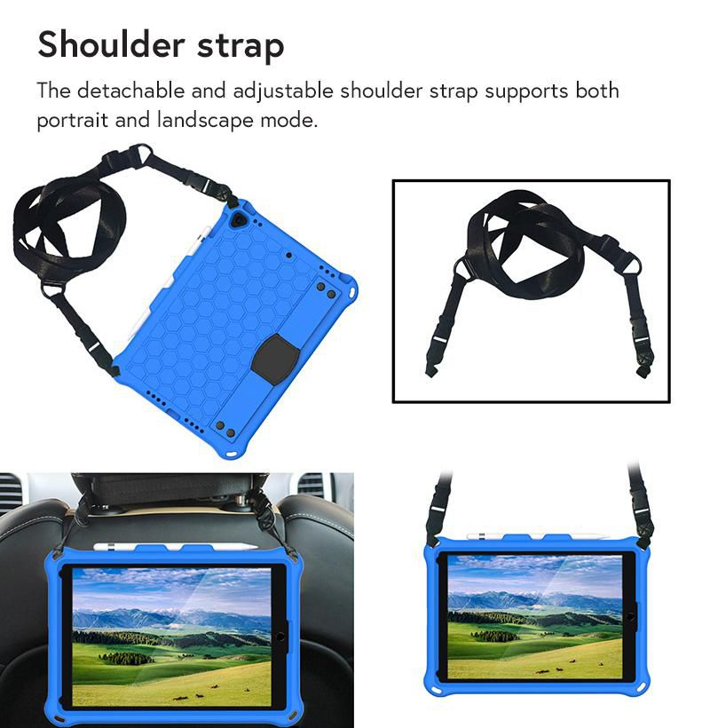 eSTUFF HONEYCOMB Protection Case for Apple iPad Air 10.5/Pro 10.5/iPad 10.2 - Blue – image 4