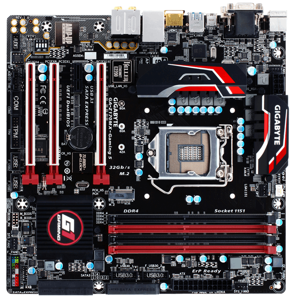 GIGABYTE GA-Z170MX-Gaming 5 (rev. 1.0)