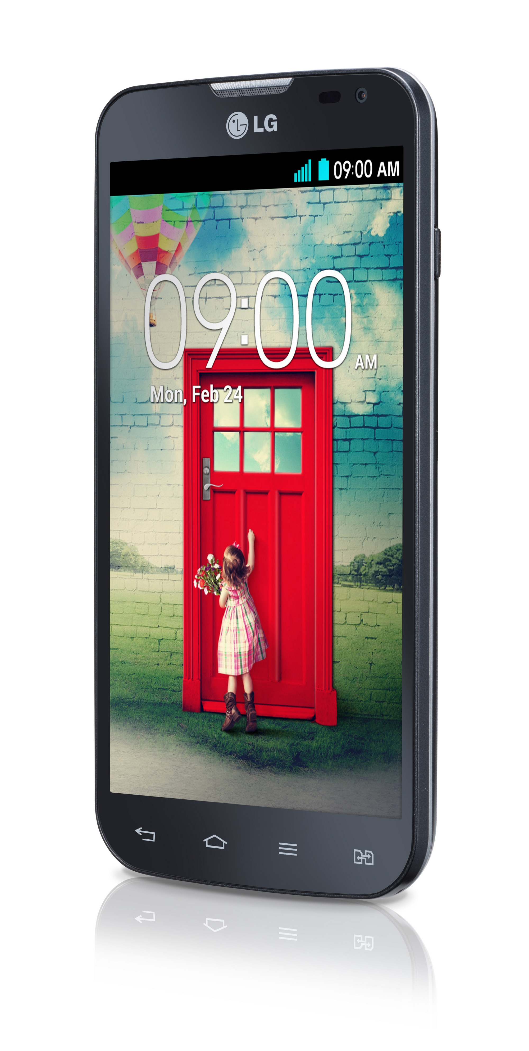 LG L90 Dual 11.9 cm (4.7") Dual SIM Android 4.4.2 3G 1 GB 8 GB 2540 mAh Black – image 3