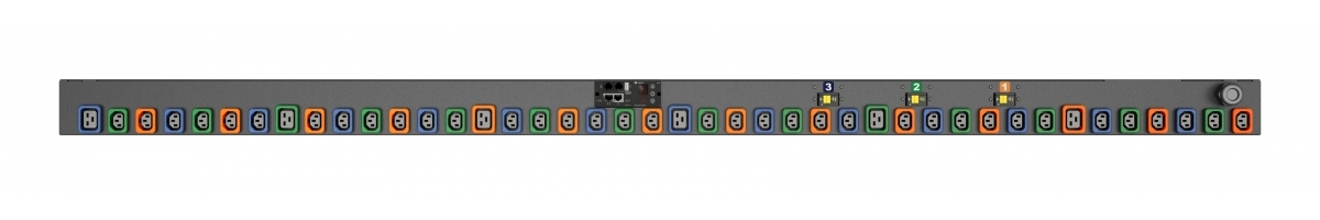 Vertiv Geist MN03E5W1-42PZ68-4CS15A0A10-S-A power distribution unit (PDU) 42 AC outlet(s) 0U Black