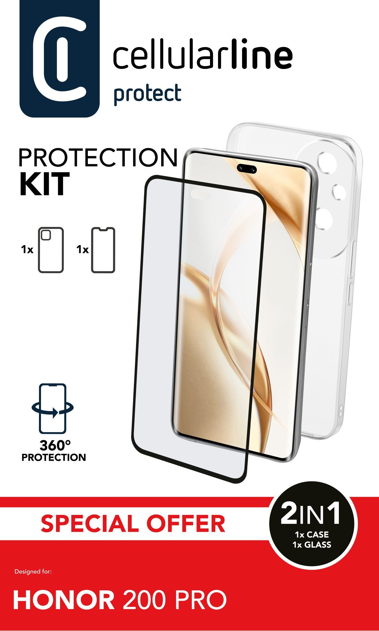 Cellularline Protection Kit - Honor 200 Pro – image 2