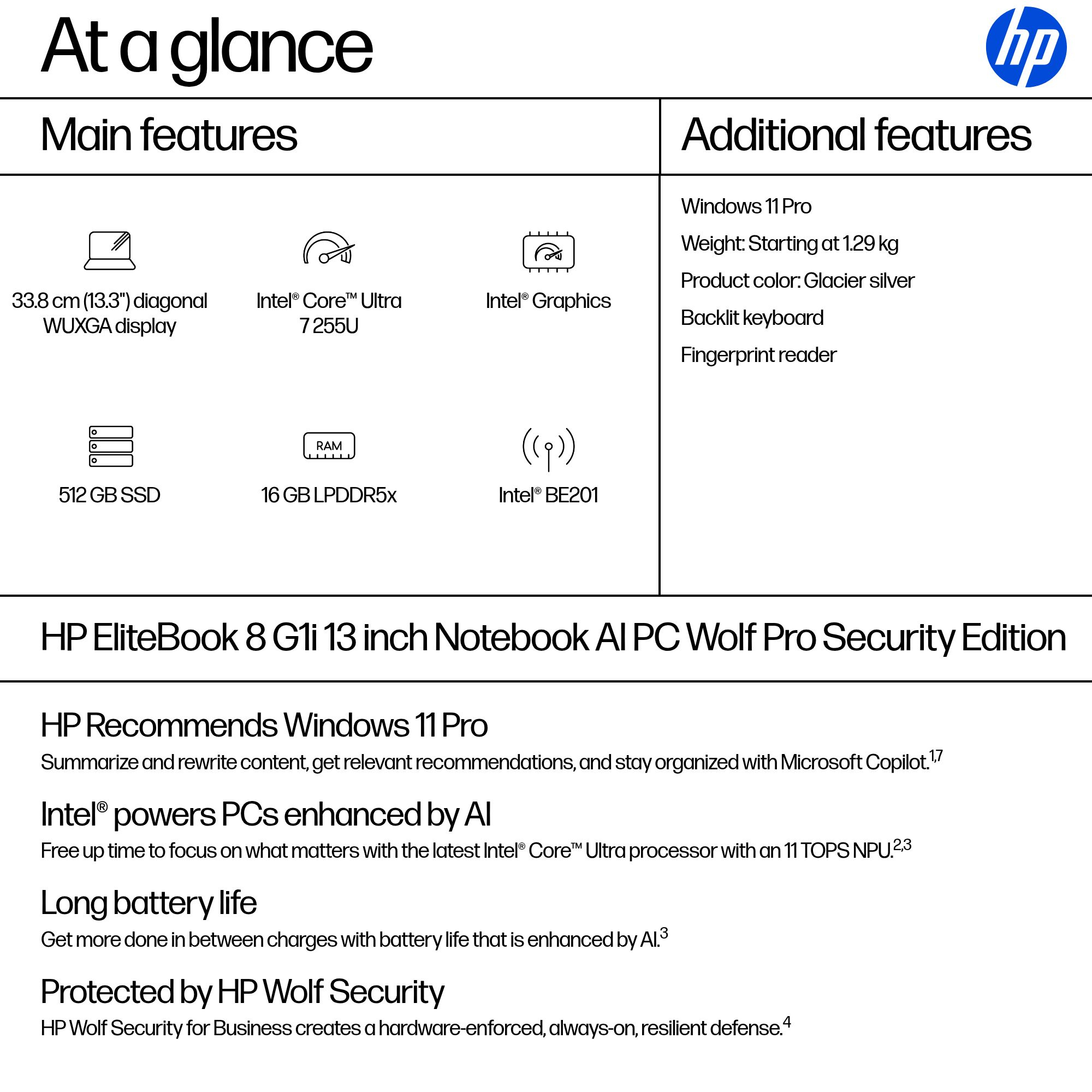 HP EliteBook 8 G1i AI PC Wolf Pro Security Edition – image 4