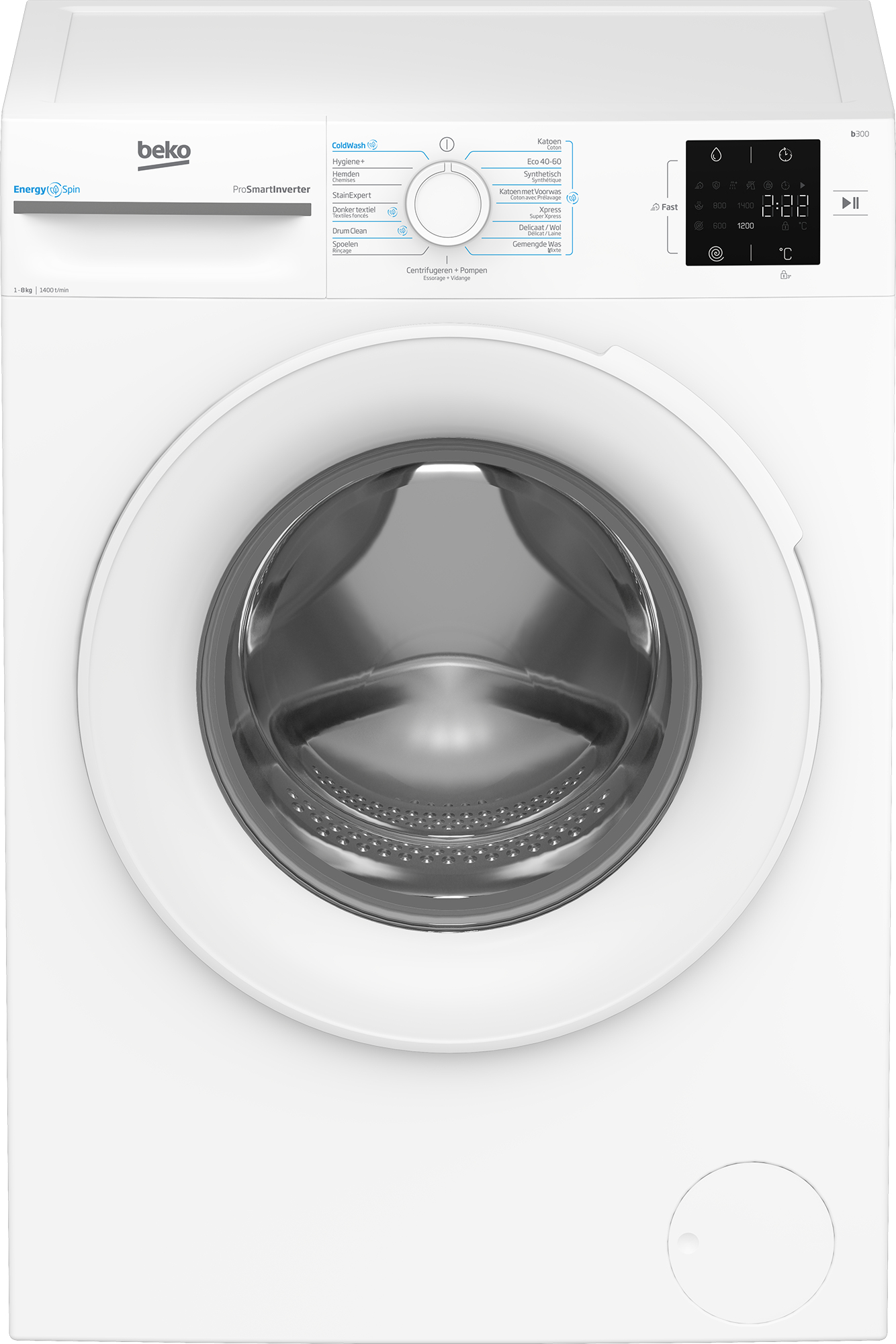 Beko BM3WFU38412CW — vue 1 sur 8