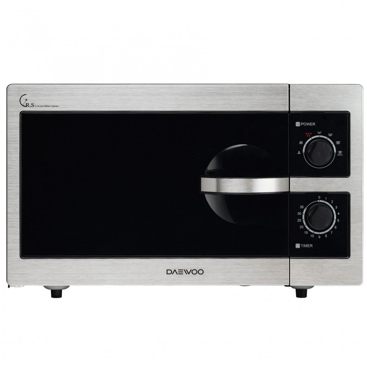 Daewoo KOR-81K7B microwave Black, Silver Solo microwave Countertop