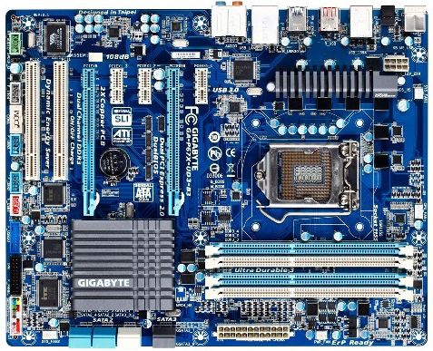 GIGABYTE GA-P67X-UD3-B3 motherboard Intel® P67 LGA 1155 (Socket H2) ATX – image 1