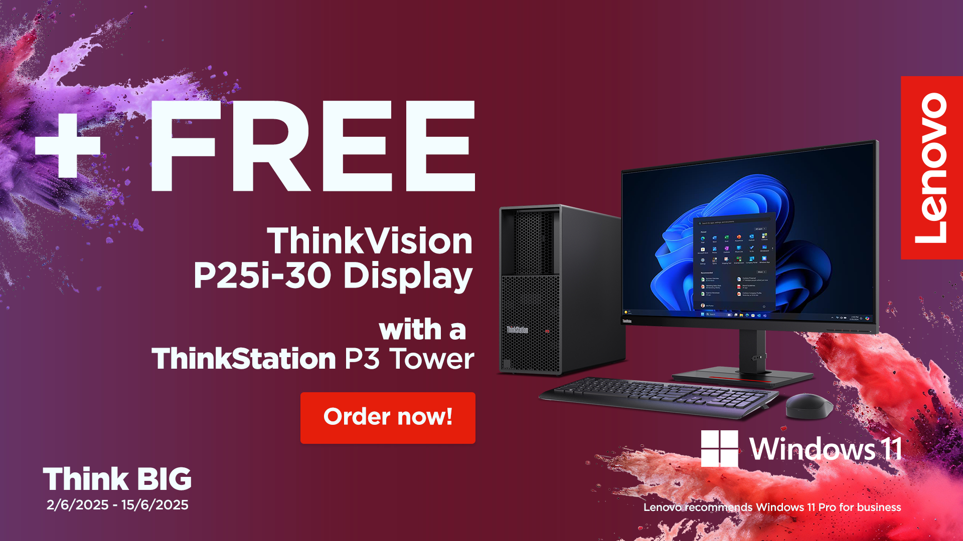Lenovo P3 + ThinkVision P25i-30 – image 3