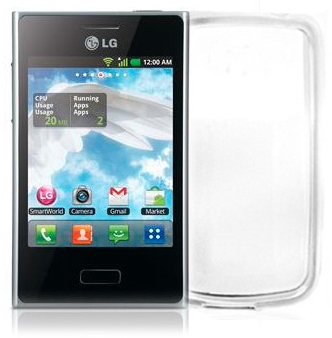 Celly GELSKIN242 mobile phone case Cover Transparent