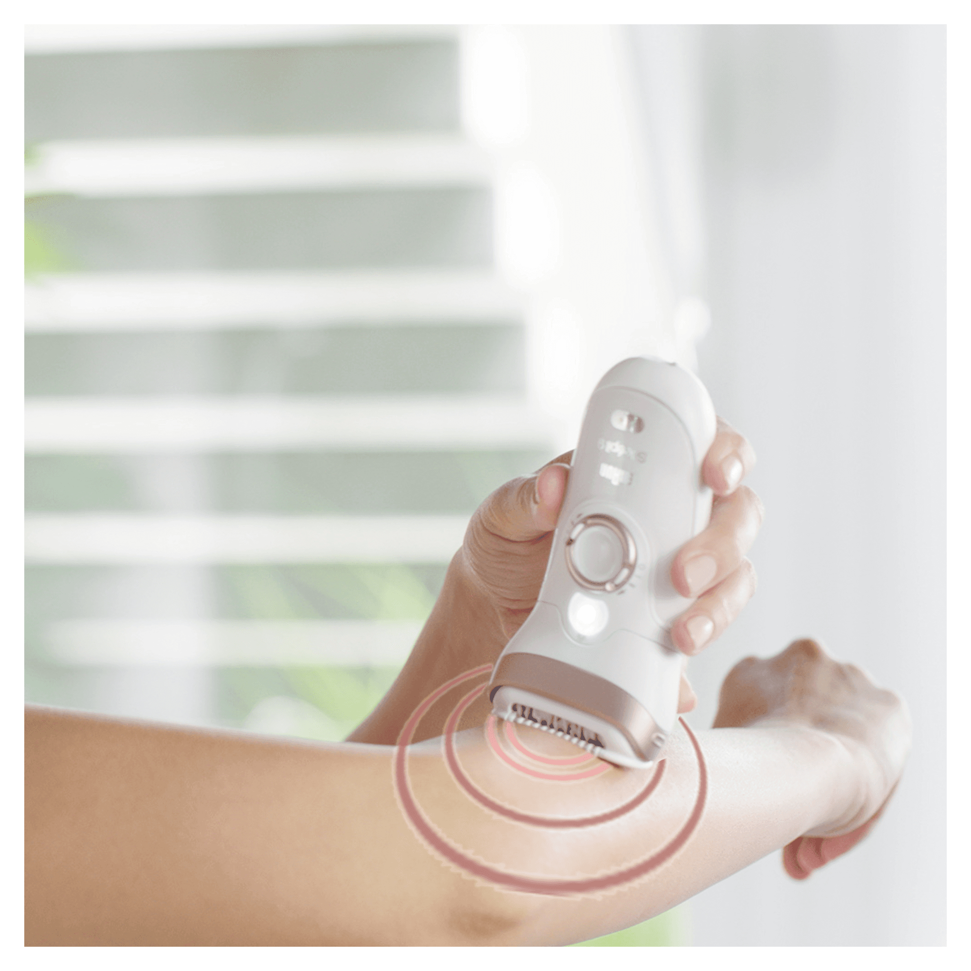 Braun Silk-épil 9 81646959 epilator 40 tweezers Rose gold, White – image 6