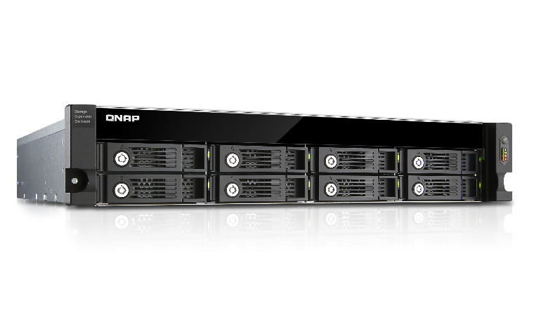 QNAP UX-800U-RP disk array Black – image 7