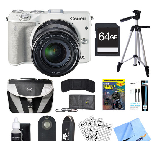 Canon M3 + EF-M 18-55mm + 64GB Bundle – image 5