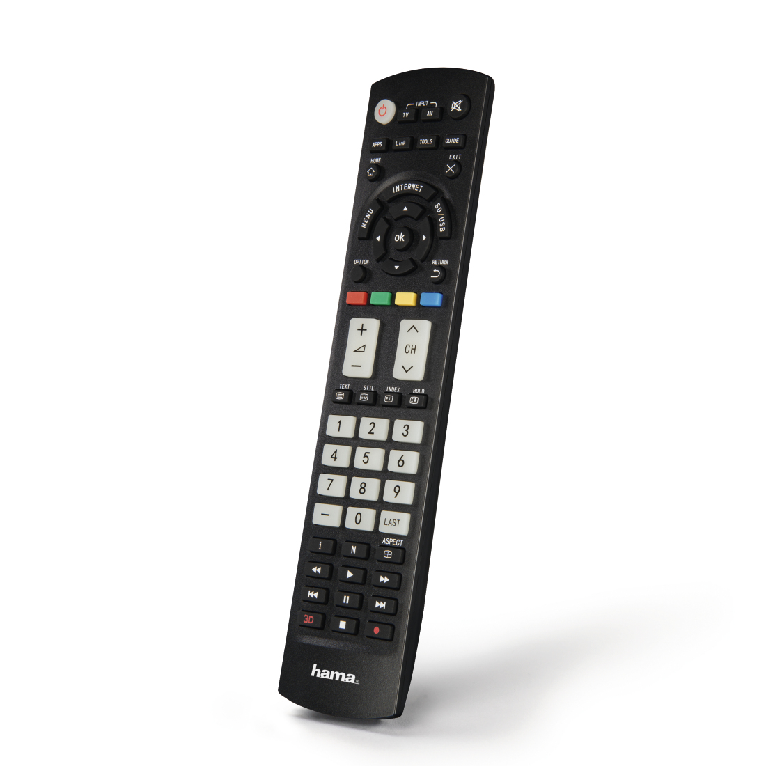 Hama 00179808 remote control IR Wireless TV Press buttons