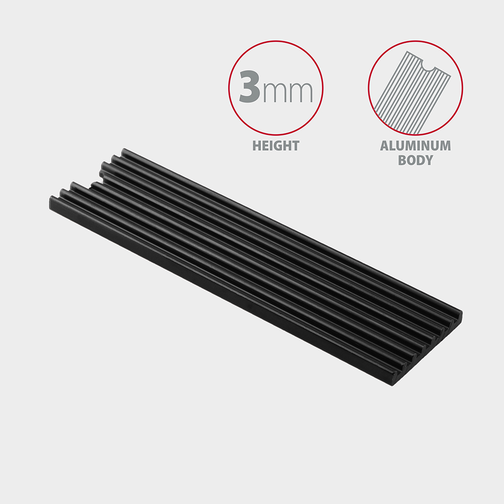 Axagon CLR-M2L3 Passive aluminum heatsink for all M.2 SSDs, size 2280, high – image 3